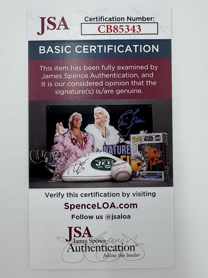 Patrick Dempsey signed 8x10 Inscribed "To Patty" JSA COA