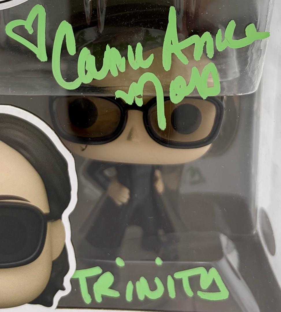 Carrie Anne Moss Signed Funko Pop #1173 "Trinity" (Matrix) - JSA COA