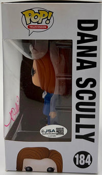 Gillian Anderson Signed Funko Pop #184 "Dana Scully" (X-Files) - JSA COA