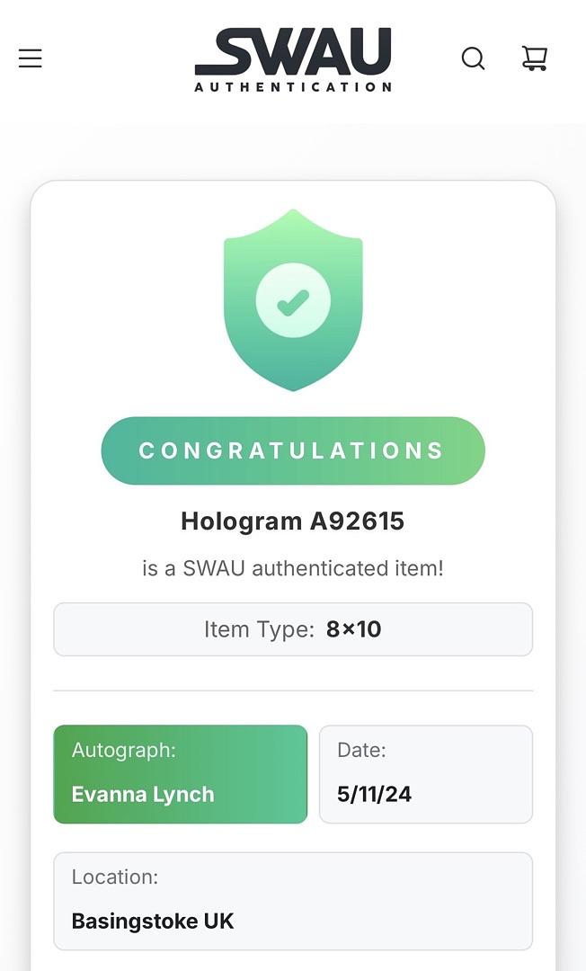 Evanna Lynch Signed 8x10 Photo Luna Lovegood (Harry Potter)  - Celebrity Authentics