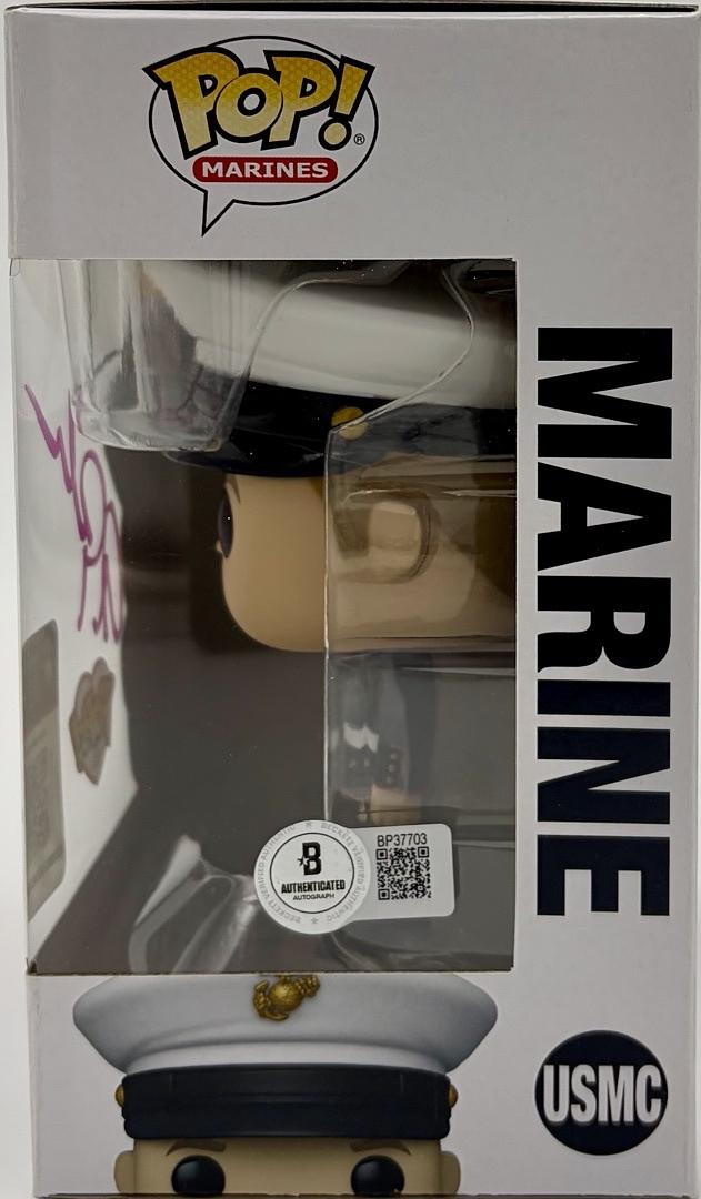 Alec Baldwin signed U.S. Marines Funko (USMC) w/ Lt. Ryan inscription - Beckett COA *RARE*