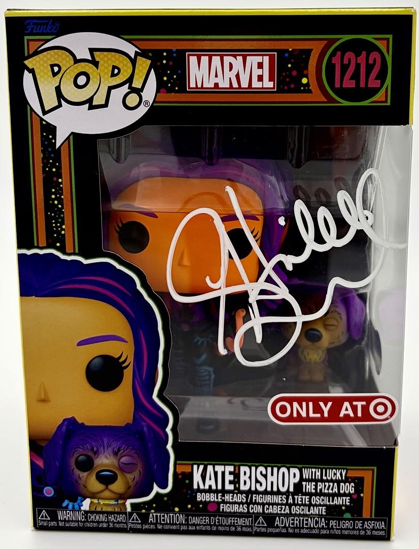 Hailee Steinfeld signed "Kate Bishop" Funko #1212 (Marvel) - Beckett COA