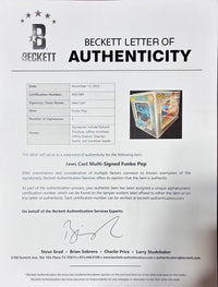 Richard Dreyfuss, Jeffrey Kramer, Jeffrey Vorhees, Stephen and Jonathan Searle, Signed Funko Pop #1754 (Jaws) - Beckett COA #01