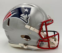 Tom Brady & Rob Gronkowski New England Patriots & Tampa Bay Buccaneers Autographed Half & Half Riddell Speed Authentic Helmet - Fanatics COA