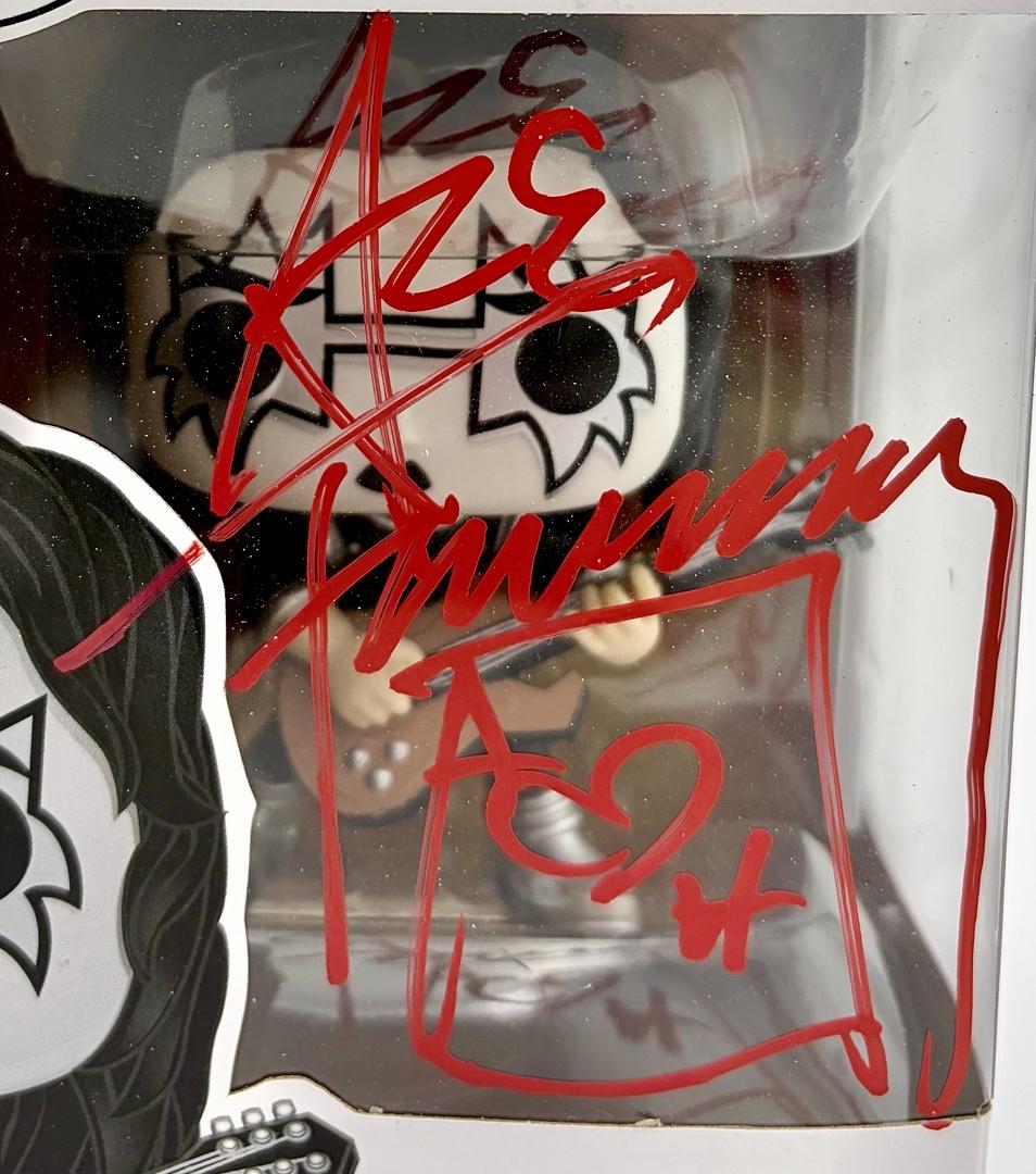 Ace Frehley Signed Funko Pop #123 "The Spaceman" (KISS) - ACOA COA
