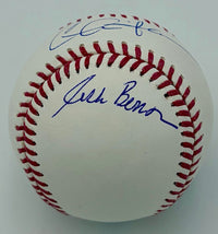 Major League Stars Charlie Sheen, Tom Berenger, & Corbin Bernsen Autographed Rawlings Official Baseball -  Beckett COA (Copy)