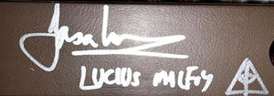 Jason Isaacs signed Lucius Malfoy wand w/character name and artwork (Harry Potter) - Official Pix COA