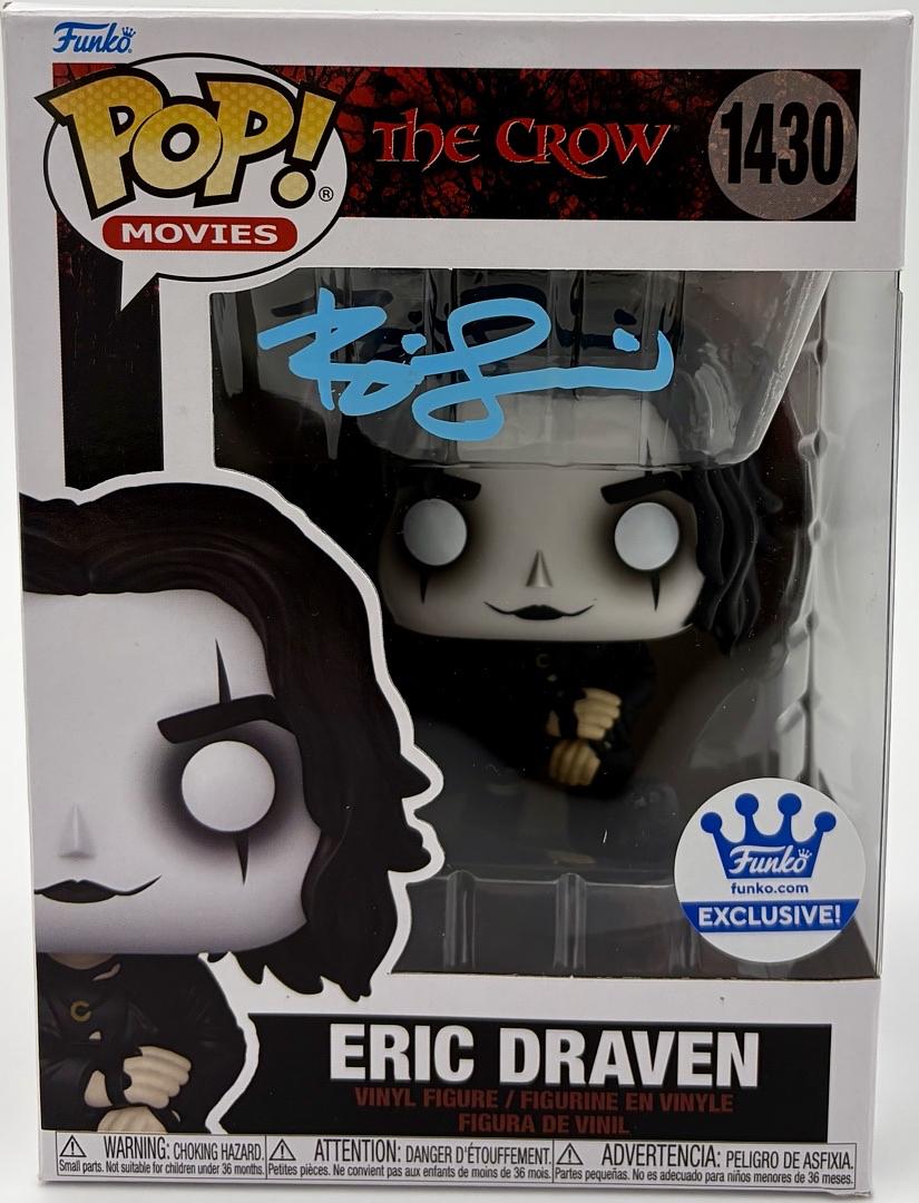 Bill Skarsgard signed "Eric Draven" Funko #1430 (The Raven) - Beckett COA