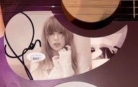 Taylor Swift Signed Purple/Picture Guitar - JSA COA #2