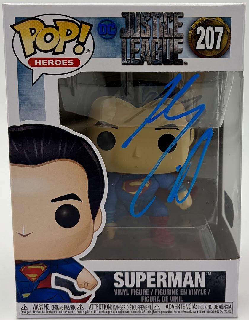 Henry Cavill Signed Funko Pop #207 "Superman" (Justice League) - SWAU COA