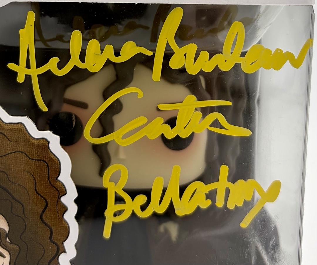 Helena Bonham Carter Signed Funko Pop #35 Bellatrix Lestrange w/character name (Harry Potter) - SWAU