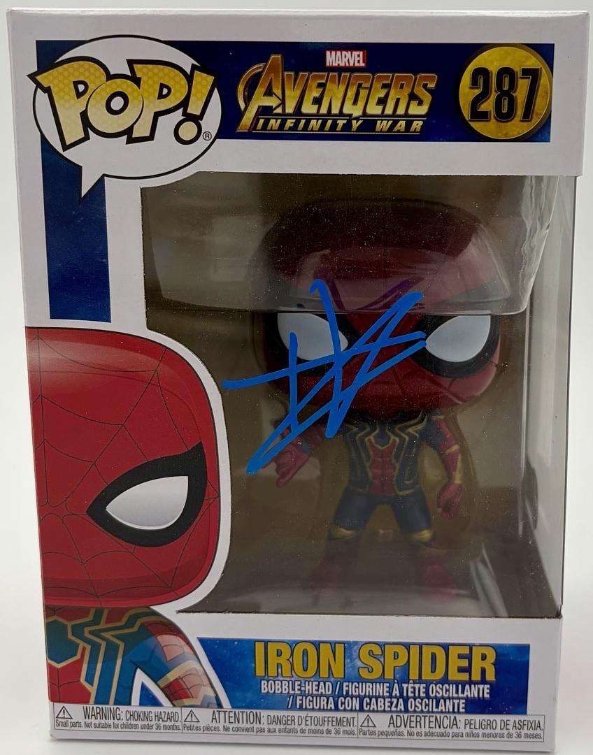 Tom Holland signed "Iron Spider" Funko #287 (Avengers) - Beckett COA