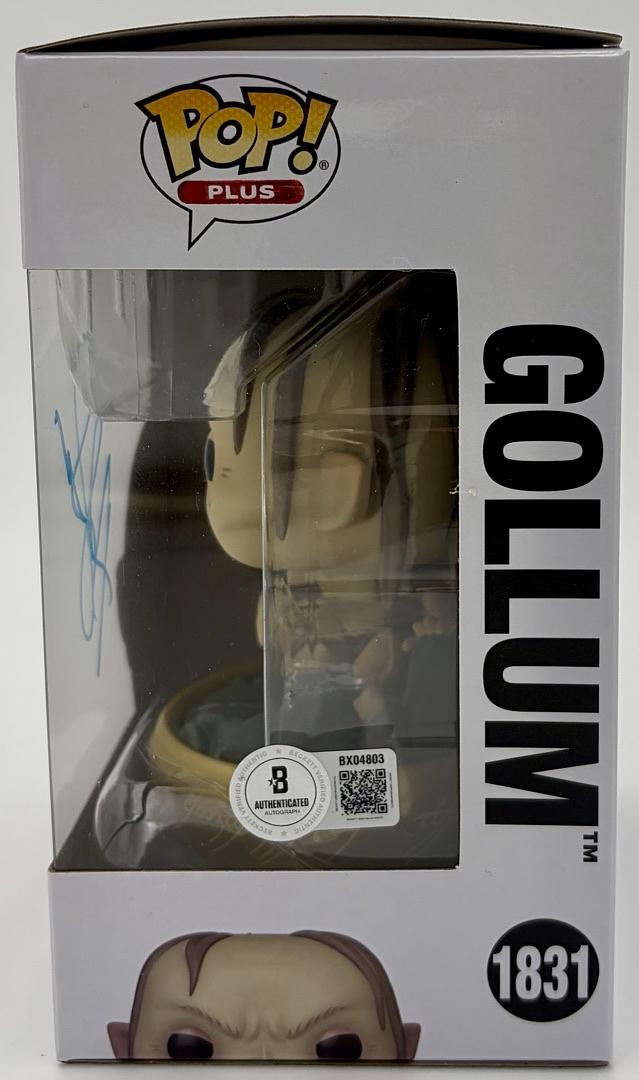 Andy Serkis Signed Funko Pop #1831 "Gollum" (LOTR) - Beckett COA