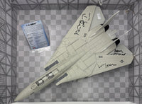 Val Kilmer, Tom Skerritt, James Tolkan Signed F-14 Tomcat Aircraft Replica - Celebrity Authentics
