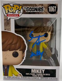 Sean Astin signed "Mikey" Funko #1067 (The Goonies) - Beckett COA