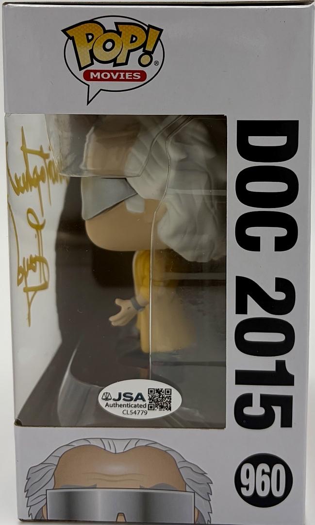 Christopher Lloyd Signed Funko Pop #960 "Doc Brown" (Back To The Future) - JSA COA