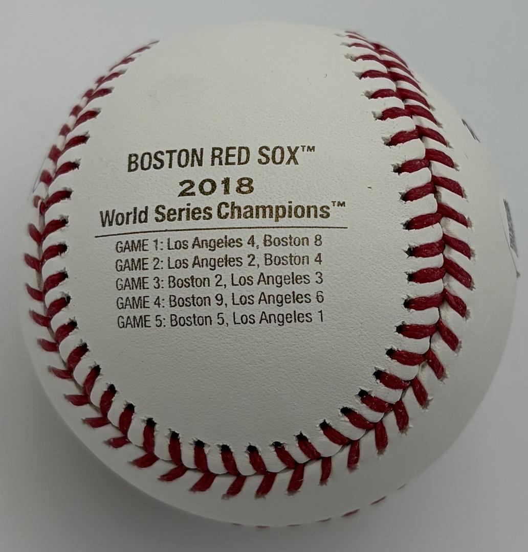 Jason Varitek signed 2018 World Series baseball (Red Sox) - JSA COA