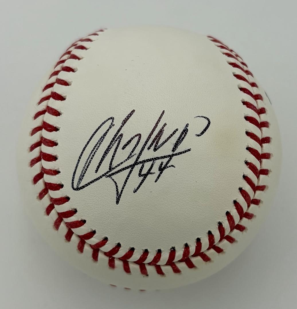 Aroldis Chapman signed ROMLB baseball (Red Sox) - JSA COA