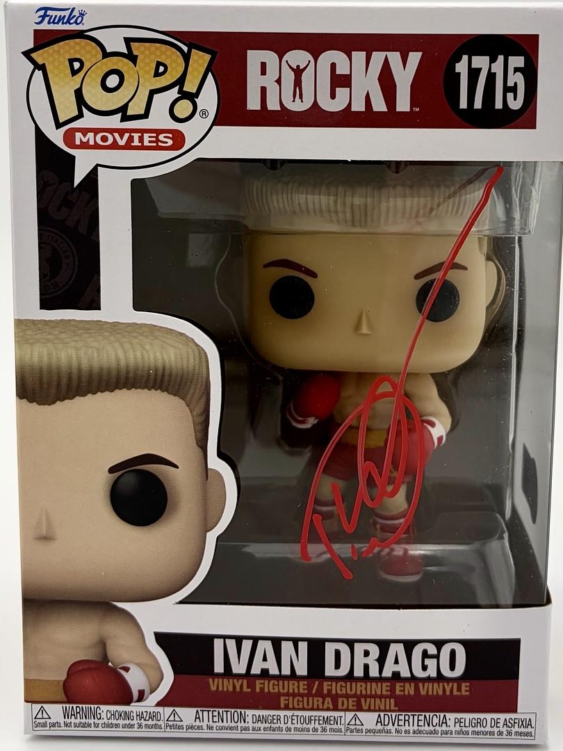 Dolph Lundgren Signed Funko Pop #1715 Ivan Drago (Rocky) - Beckett
