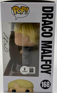 Tom Felton Signed Funko Pop #168 Draco Malfoy (Harry Potter) - Beckett COA
