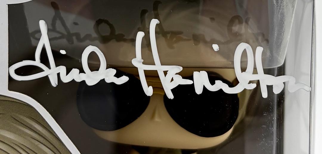 Linda Hamilton Signed Funko Pop #818 Sara Connor (Terminator) - Beckett COA #09