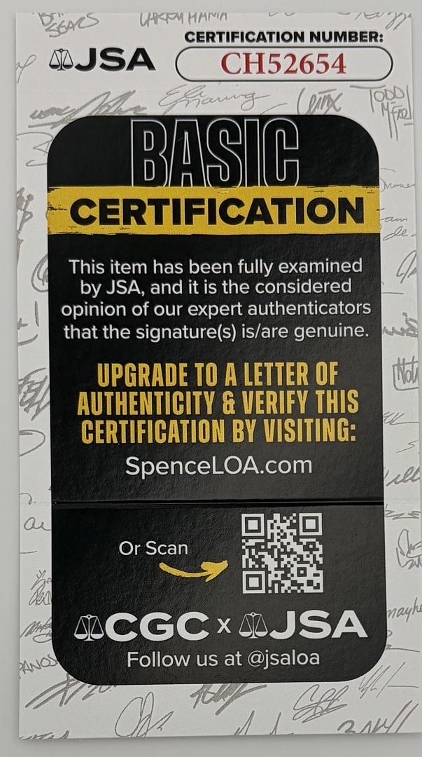 Kevin Dillon signed 11x14 (Entourage) w/quote - JSA COA