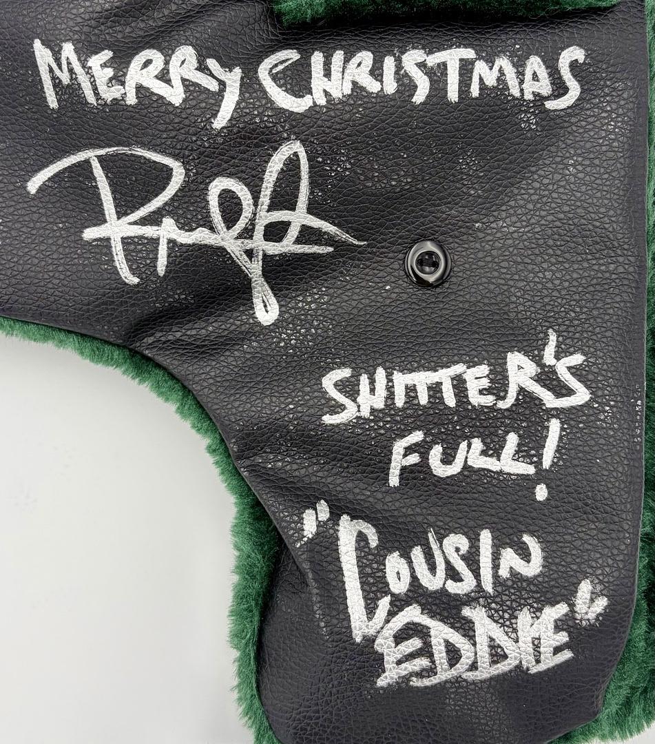 Randy Quaid signed Trapper Hat (Christmas Vacation) w/quote - TriStar COA