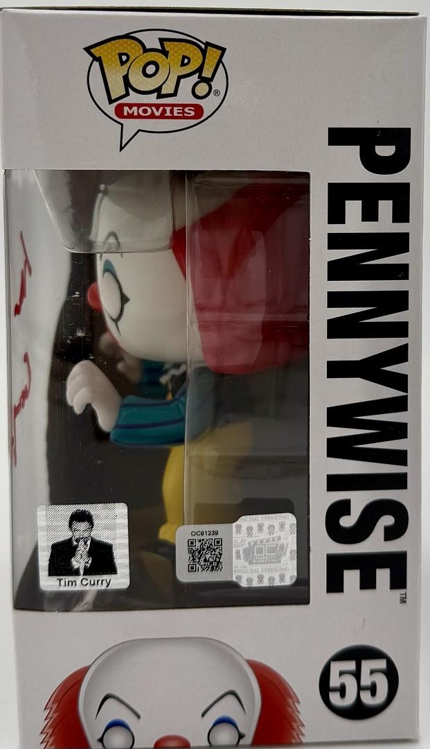 Tim Curry Signed Funko Pop #55 "Pennywise" (IT) - OC Celebrity Marketing COA