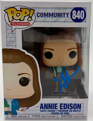 Alison Brie Signed Funko Pop #840 "Annie Edison" (Community) - Beckett COA