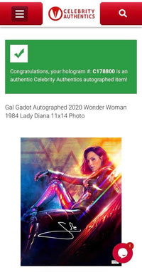 Gal Gadot sexy signed 11x14 Photo (Wonder Woman) - Celebrity Authentics
