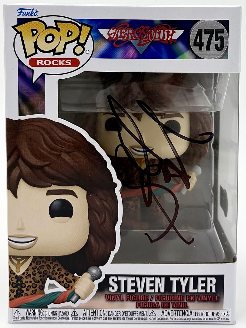 Steven Tyler Signed Funko Pop #475 (Aerosmith) *RARE* - Beckett