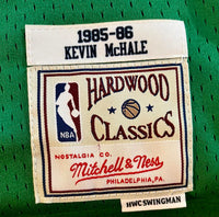 Kevin McHale Signed Mitchell & Ness Celtics Green Jersey - Beckett COA