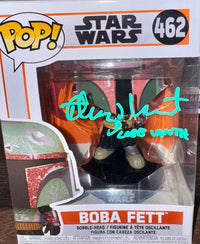 Temeura Morrison signed Star Wars Funko #462 "Boba Fett" - SWAU COA