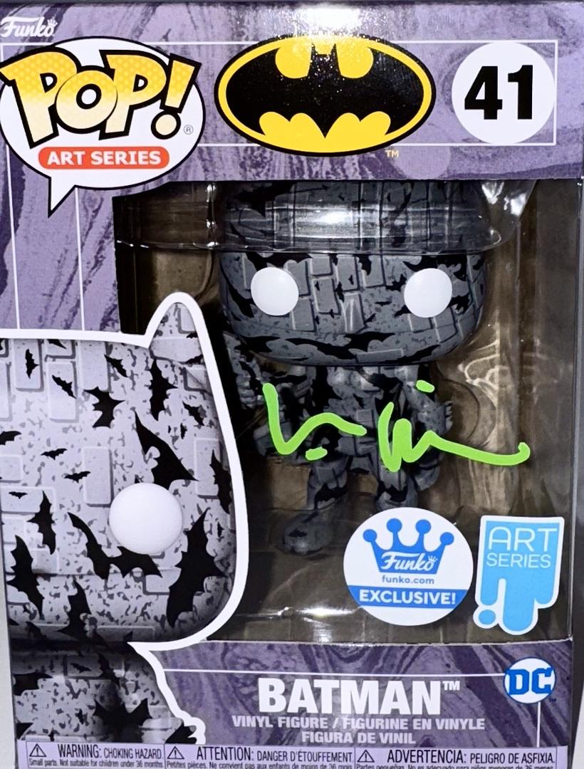 Val Kilmer Signed Funko Pop #41 Batman Art Series *RARE LIMITED EDITION* - Celebrity Authentics