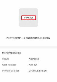 Charlie Sheen signed 11x14 (Ferris Bueller's Day Off) - PSA/DNA COA