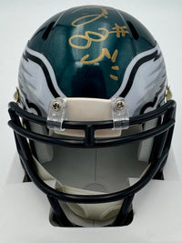 Mark Wahlberg signed Eagles mini-helmet (Invincible) - JSA COA