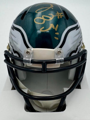 Mark Wahlberg signed Eagles mini-helmet (Invincible) - JSA COA