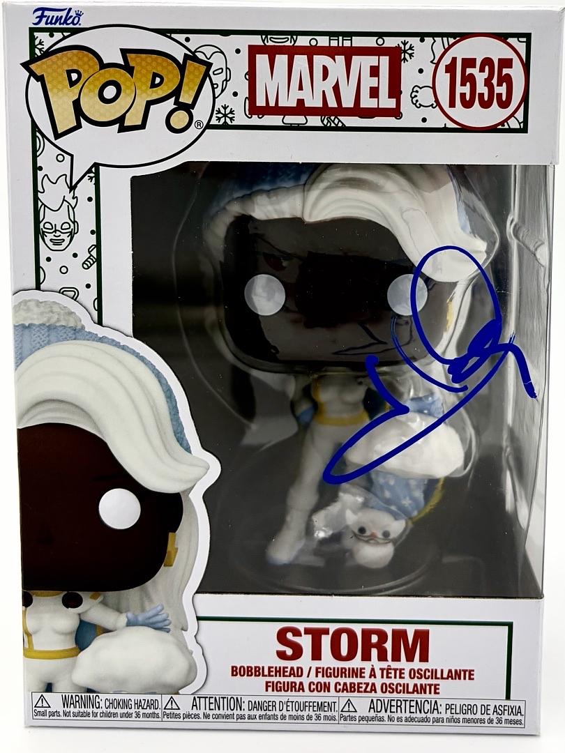 Halle Berry Signed "Storm" Funko Pop #1535 (X-Men) - Beckett COA