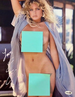 Erika Eleniak signed nudę 11x14 (Baywatch) - JSA COA
