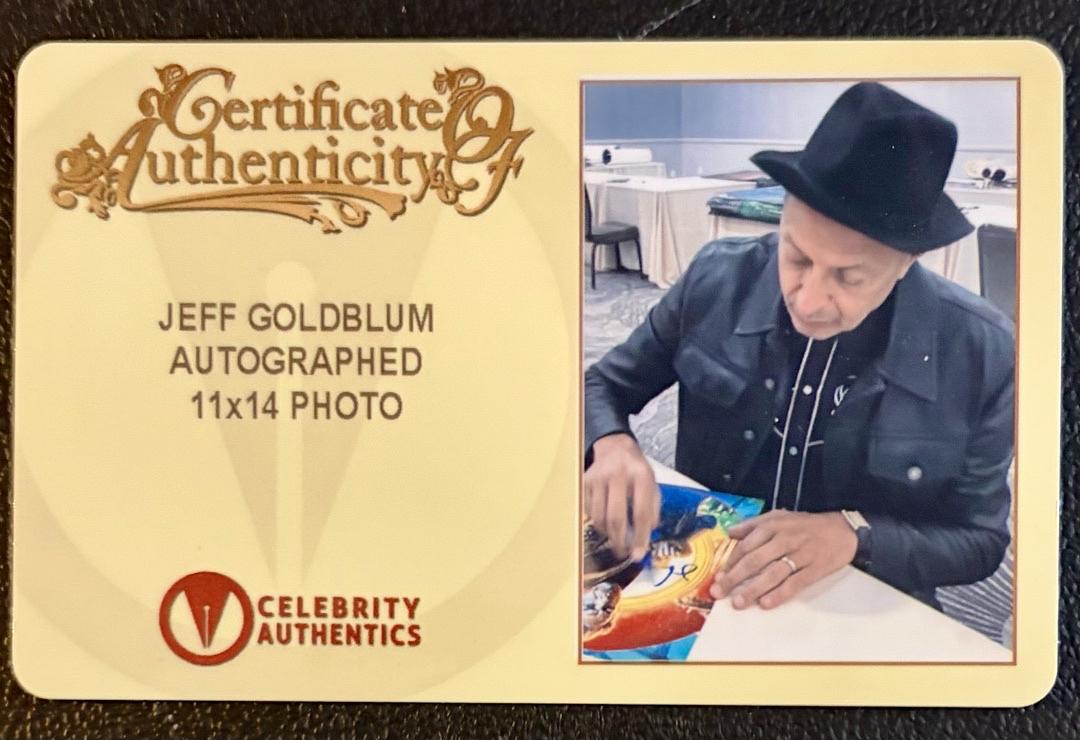 Jeff Goldblum signed 11x14 (Thor: Ragnarok) - Celebrity Authentics COA