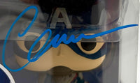 Chris Evans Signed Funko Pop #450 Captain America (Avengers) - Official Pix COA