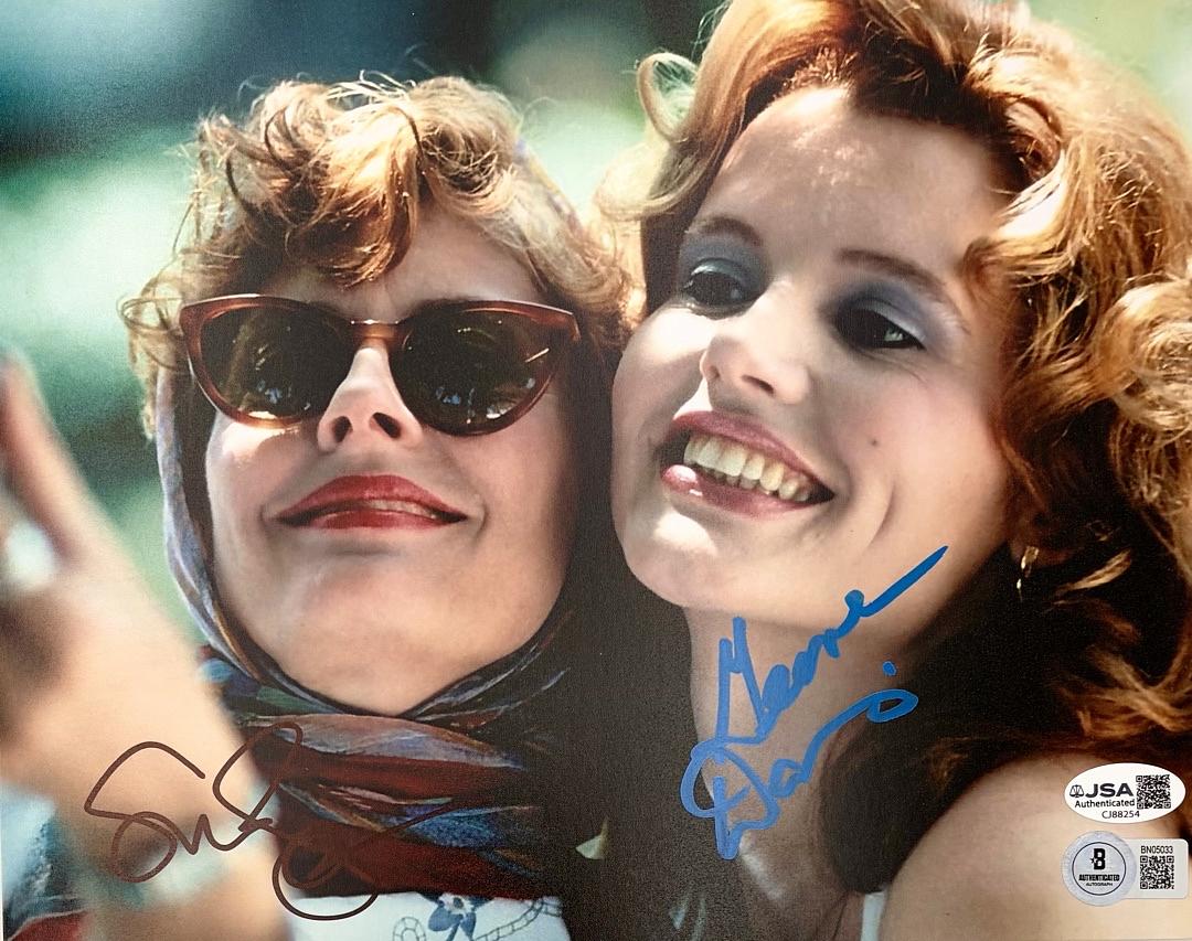 Geena Davis & Susan Sarandon Signed 8x10 Photo (Thelma & Louise) - JSA & Beckett COA