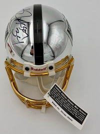 Bo Jackson (Raiders) Signed Limited Edition (2371/3000) Chrome Mini-Helmet - Beckett COA