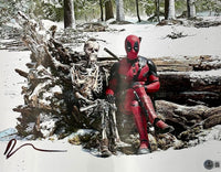 Ryan Reynolds Deadpool Signed 11x14 Photo  - Beckett COA