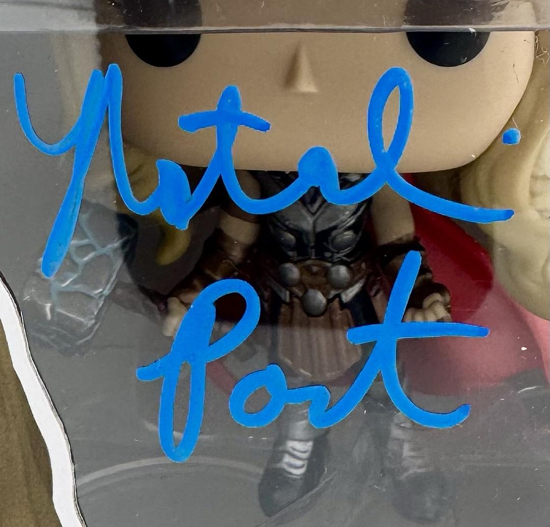 Natalie Portman Signed BAM Exclusive Funko Pop #1076 Thor Love & Thunder - SWAU COA