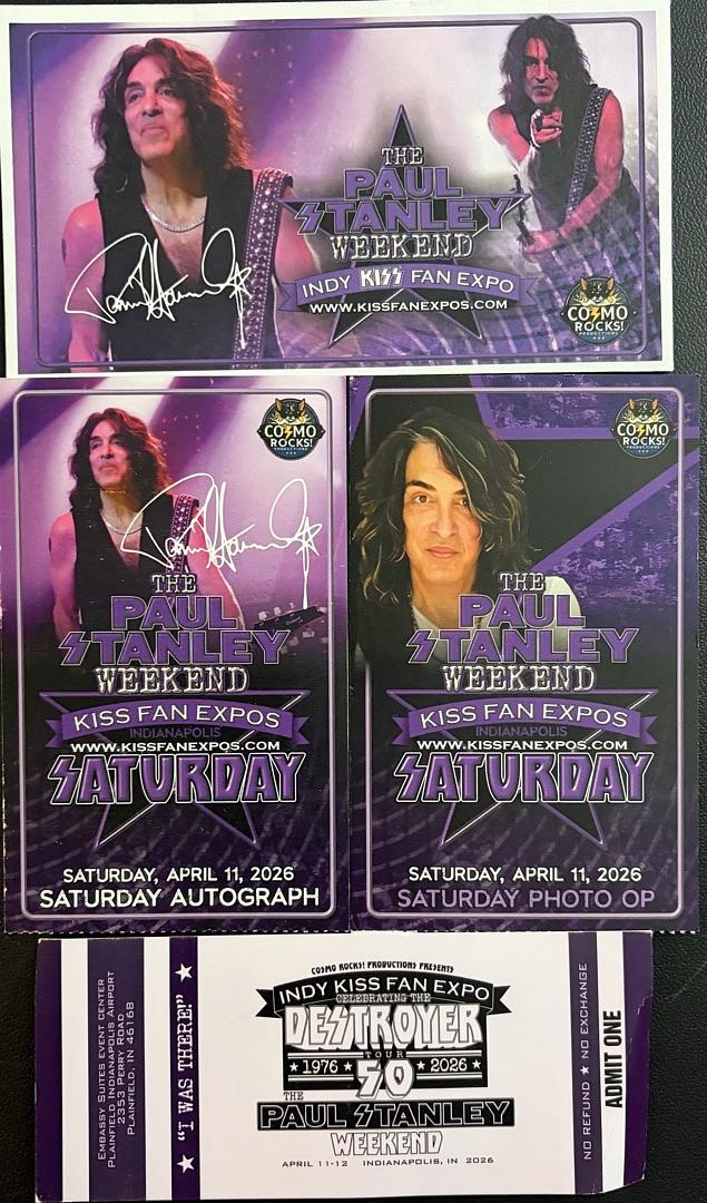 KISS Alive 35 band signed 8x10 **RARE** - JSA COA