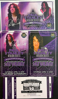 KISS End of the Road World Tour band signed 8x10 **RARE** - JSA COA