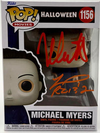 Nick Castle and Tyler Mane Signed Funko #1156 "Michael Myers" (Halloween) - Beckett & JSA