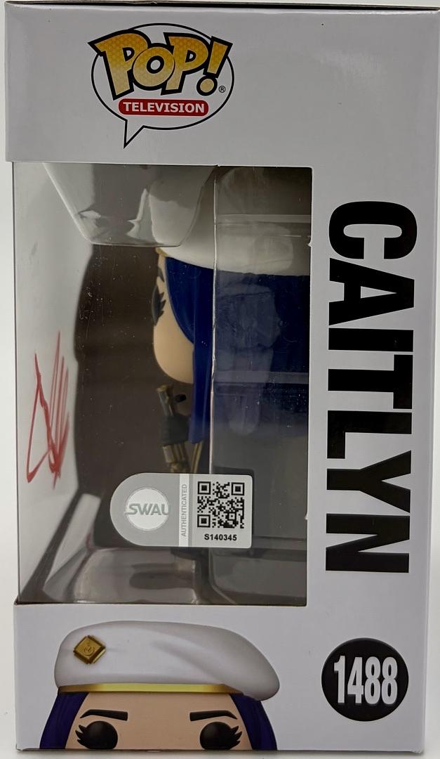 Katie Leung Signed "Caitlyn" Funko Pop #1488 (Arcane) - SWAU COA
