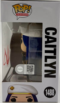 Katie Leung Signed "Caitlyn" Funko Pop #1488 (Arcane) - SWAU COA